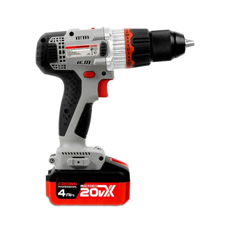 Дрель-шуруповерт аккумуляторная CROWN CT21076HMX-4 BMC — изображение 5