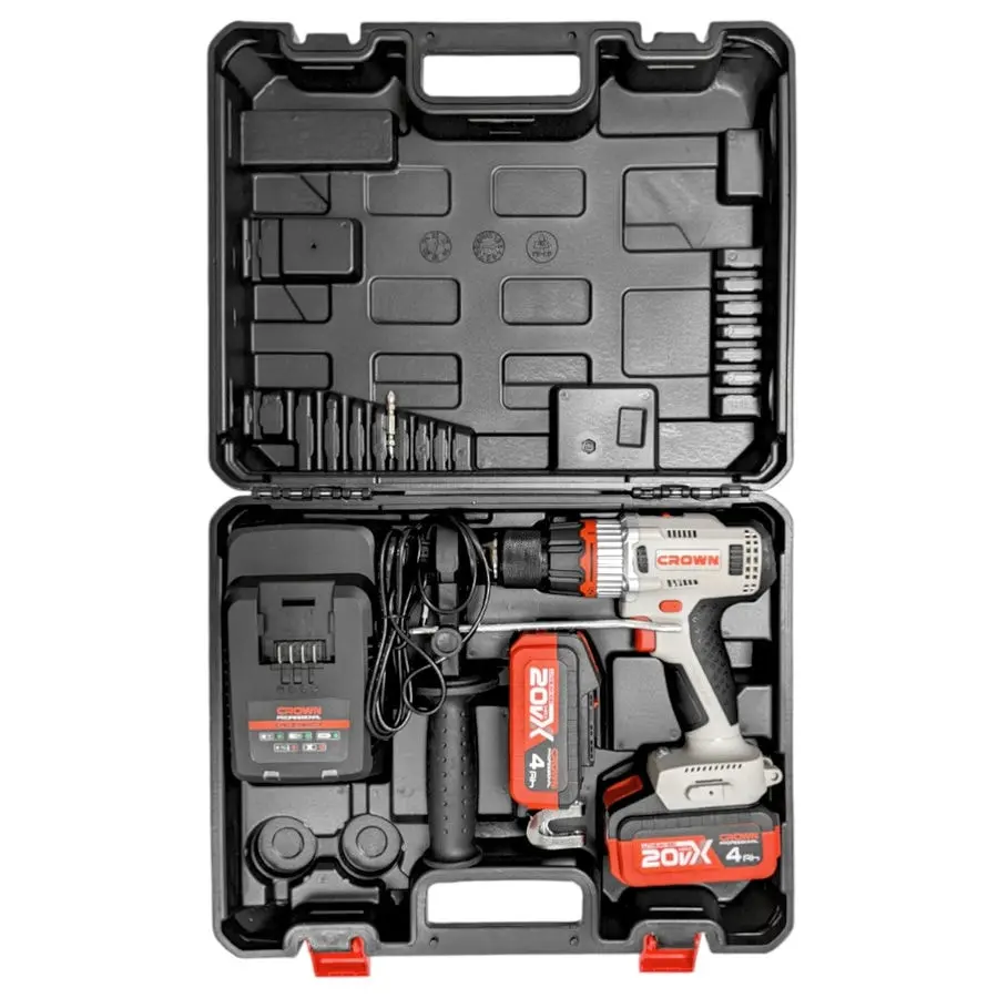 Дрель-шуруповерт аккумуляторная CROWN CT21090HMX-4 BMC — изображение 8