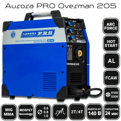Сварочный полуавтомат AuroraPRO Overman 205 — изображение 2