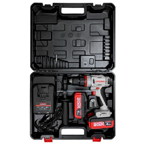 Дрель-шуруповерт аккумуляторная CROWN CT21076HMX-4 BMC — изображение 7