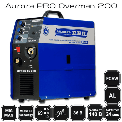 Сварочный полуавтомат AuroraPRO Overman 200 — изображение 2