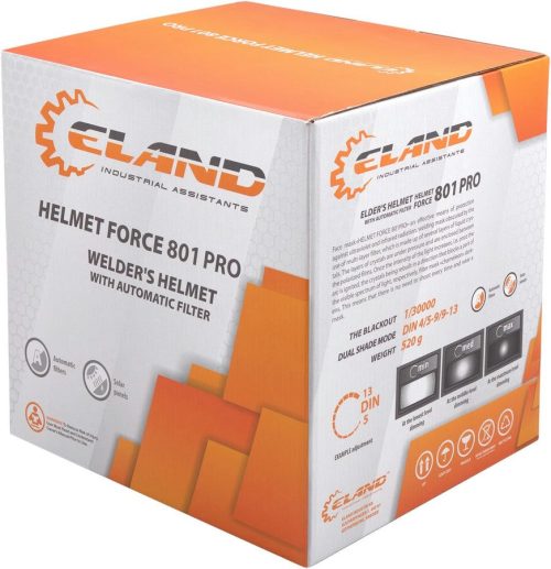 Маска сварщика ELAND 801 PRO BLACK — изображение 2