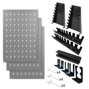 Комплект: перфорированная панель с крючками BAUMEISTER TH-01 and HP-01 GROUP — изображение 1