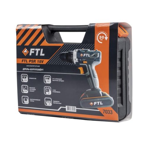 Аккумуляторная дрель-шуруповерт FTL PSR 18V — изображение 9