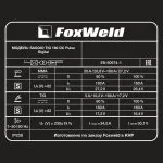 Аппарат аргонодуговой сварки Foxweld SAGGIO TIG 180 DC Pulse Digital — изображение 11