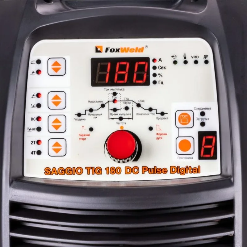 Аппарат аргонодуговой сварки Foxweld SAGGIO TIG 180 DC Pulse Digital — изображение 7