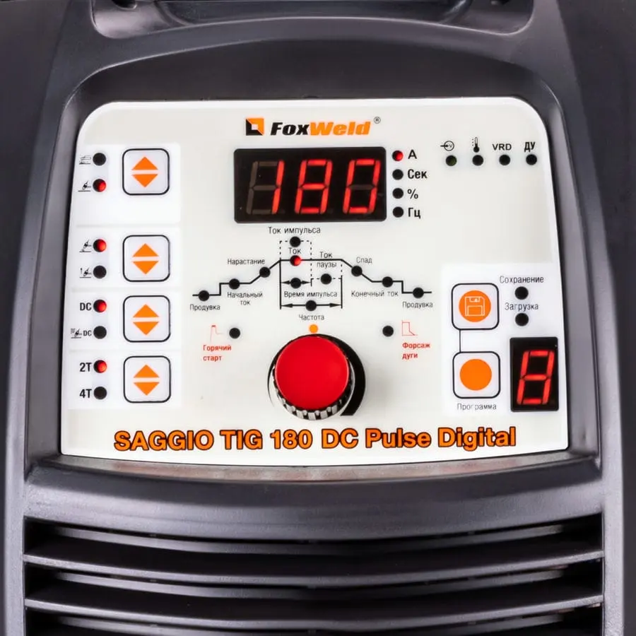 Аппарат аргонодуговой сварки Foxweld SAGGIO TIG 180 DC Pulse Digital — изображение 7
