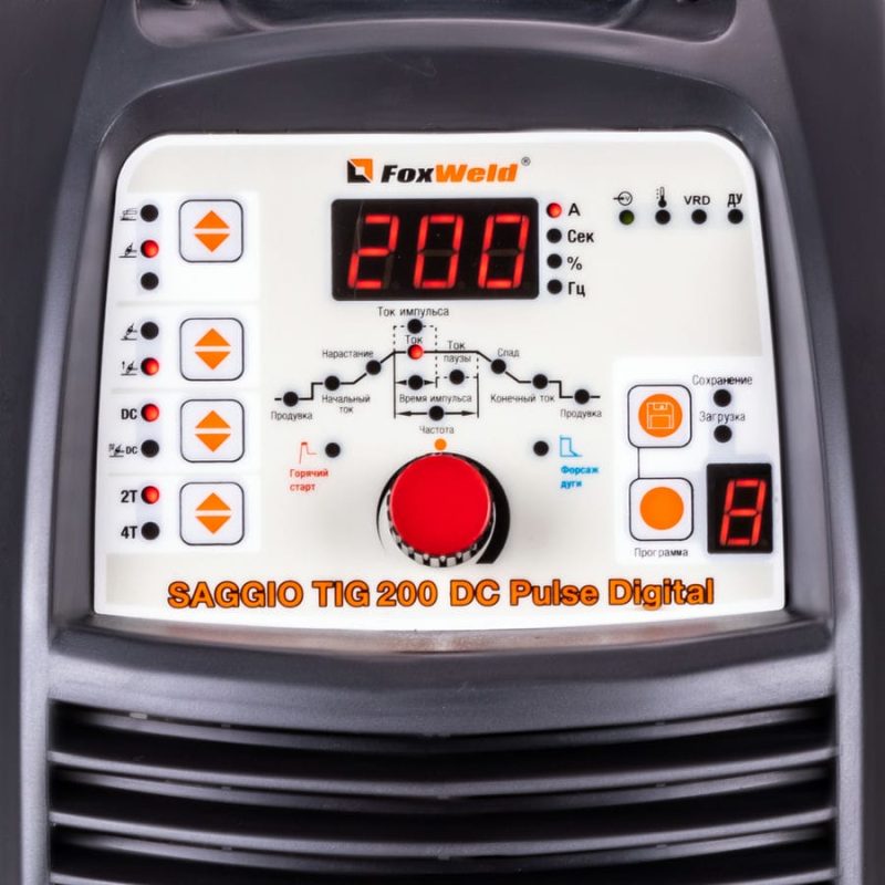 Аппарат аргонодуговой сварки Foxweld SAGGIO TIG 200 DC Pulse Digital — изображение 7