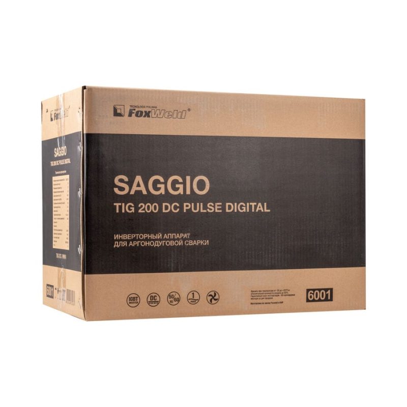 Аппарат аргонодуговой сварки Foxweld SAGGIO TIG 200 DC Pulse Digital — изображение 9