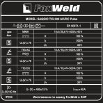 Аппарат аргонодуговой сварки Foxweld SAGGIO TIG 500 AC/DC Pulse — изображение 5