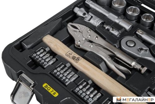 Универсальный набор инструментов Berger «БОХУМ» BG078-1214 (78 предметов) — изображение 4