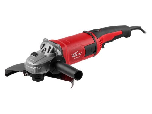 Двуручная углошлифмашина WORTEX AG 2326-2 в кор. 2100 Вт, 230 мм, 6500 об/мин., плавный пуск