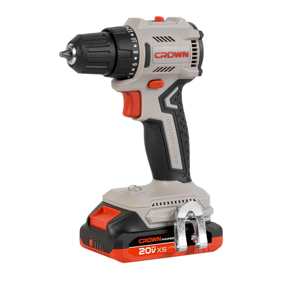Дрель-шуруповерт аккумуляторная CROWN CT21131XS-2 BMC — изображение 1