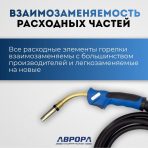 Горелка Aurora MIG 24 AIR COOL 250A (3м) — изображение 3