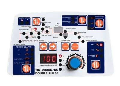 Сварочный инвертор GROVERS ENERGY TIG-200 AC/DC DOUBLE PULSE — изображение 3