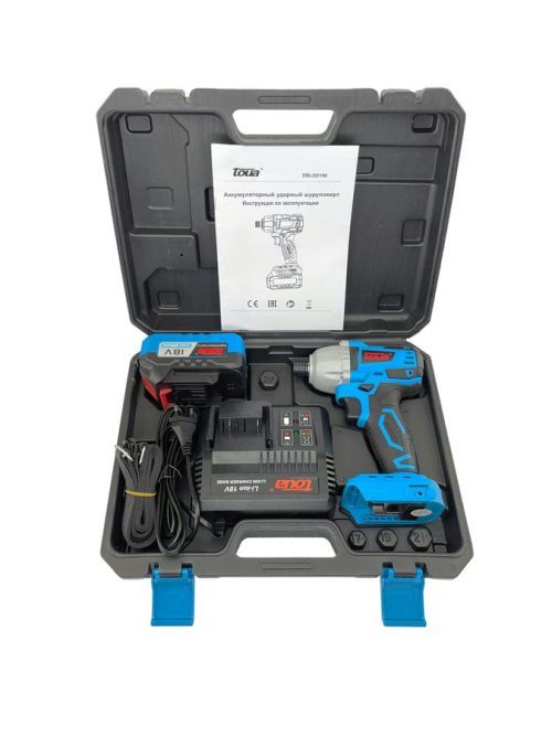 Аккумуляторный ударный винтоверт Toua DBLSD180-1 (A-VINT-DBLSD180-1) — изображение 5