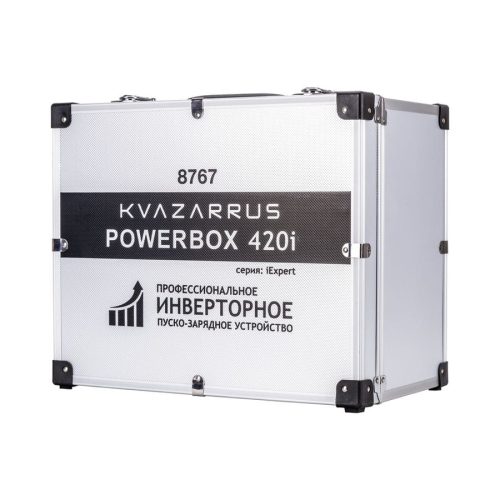 Инверторное пуско-зарядное устройство KVAZARRUS PowerBox 360i, таймер, пластиковый кейс — изображение 7