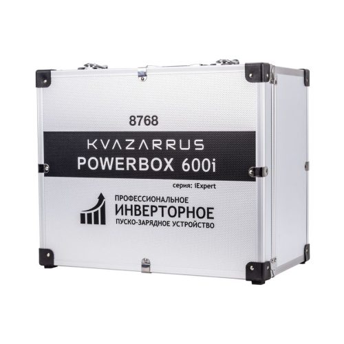Инверторное пуско-зарядное устройство KVAZARRUS PowerBox 600i, таймер, алюминиевый кейс — изображение 7