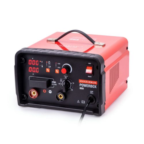 Инверторное пуско-зарядное устройство KVAZARRUS PowerBox 600i, таймер, алюминиевый кейс — изображение 2