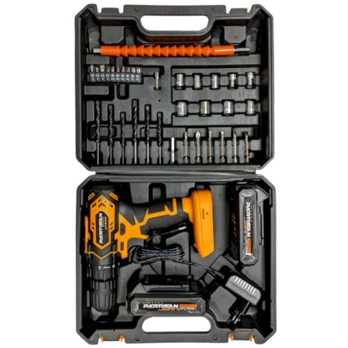 Дрель-шуруповерт аккумуляторная PARTISAN AD-18.21B + набор — изображение 7