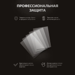 Комплект внутренних защитных стекол 107х70 для маски Aurora Sun-9 Dynamic - (10шт.) — изображение 2