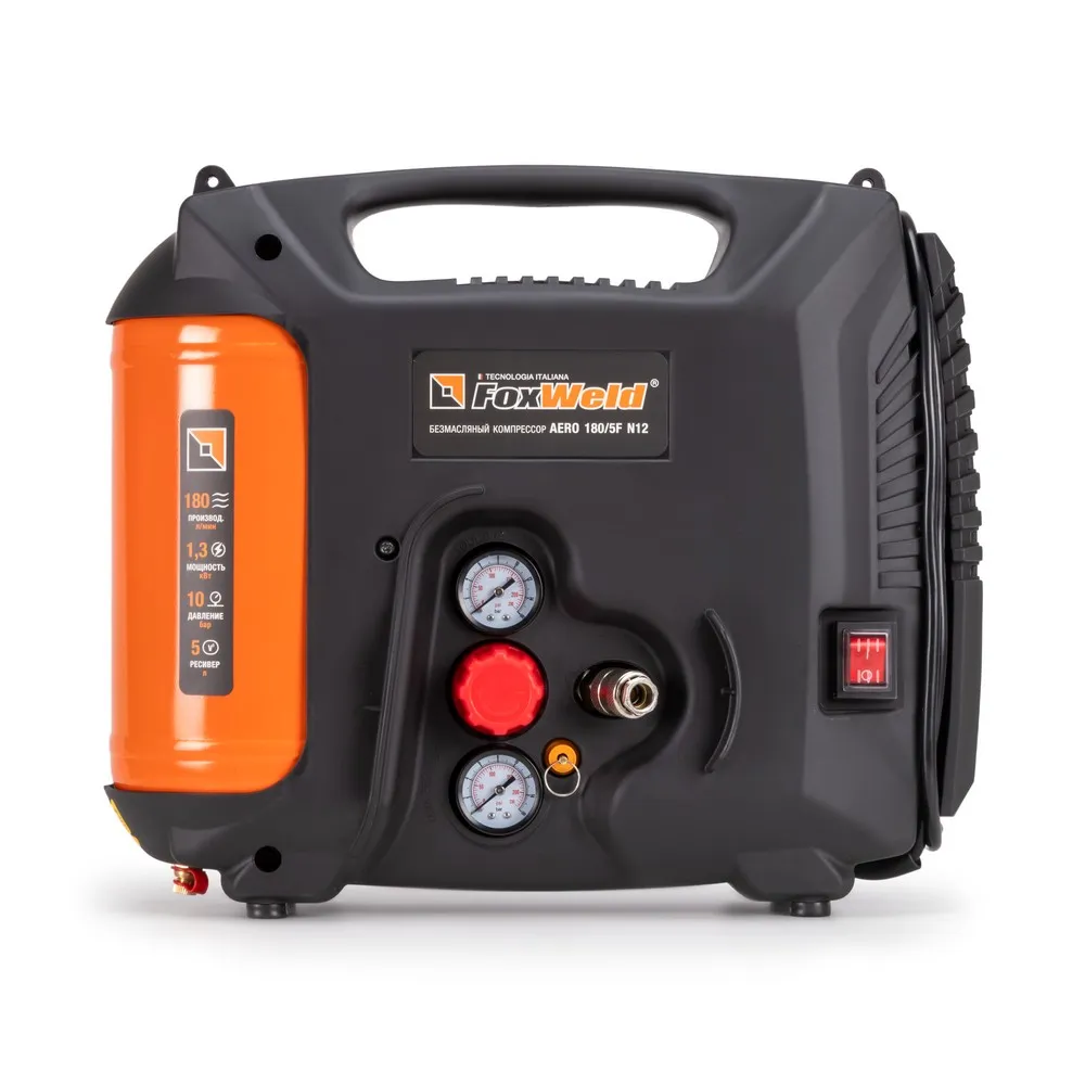 Компрессор безмасляный FoxWeld AERO 180/5F N12 — изображение 3