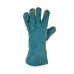 Краги спилковые зелёные FoxWeld разм. 10 — изображение 2