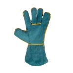 Краги спилковые зелёные FoxWeld разм. 10 — изображение 3