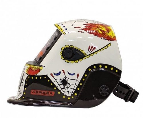 Сварочная маска Aurora A-777 (Skeleton Fire) — изображение 4