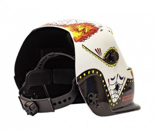 Сварочная маска Aurora A-777 (Skeleton Fire) — изображение 7