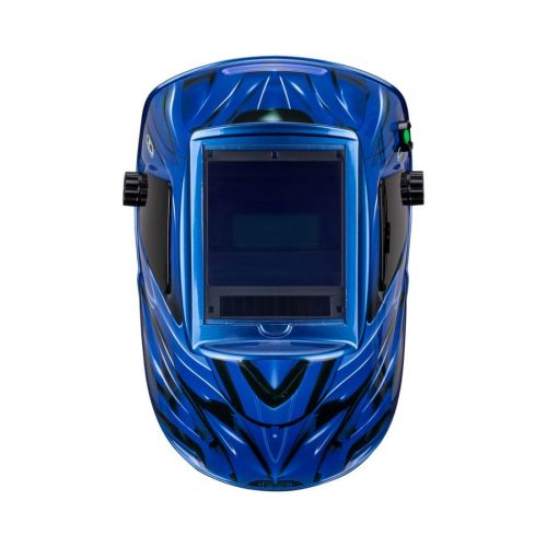 Маска сварщика FoxWeld КОРУНД МЕГА синяя (ф-р MEGA LED 2) без коробки — изображение 2