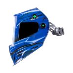 Маска сварщика FoxWeld КОРУНД МЕГА синяя (ф-р MEGA LED 2) без коробки — изображение 4