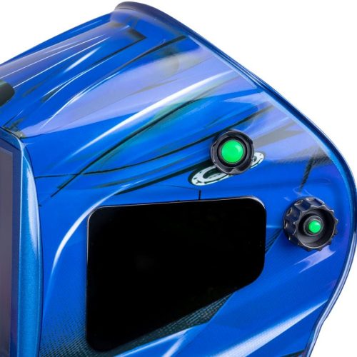 Маска сварщика FoxWeld КОРУНД МЕГА синяя (ф-р MEGA LED 2) без коробки — изображение 8