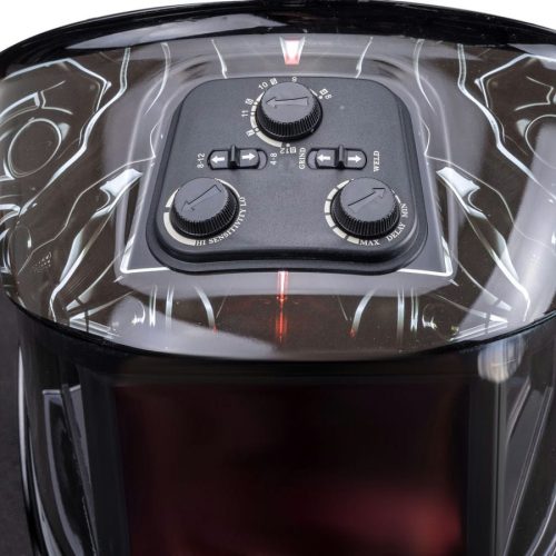 Маска сварщика КОРУНД МЕГА "чёрная" FoxWeld (ф-р MEGA, внеш. регулировка) — изображение 6