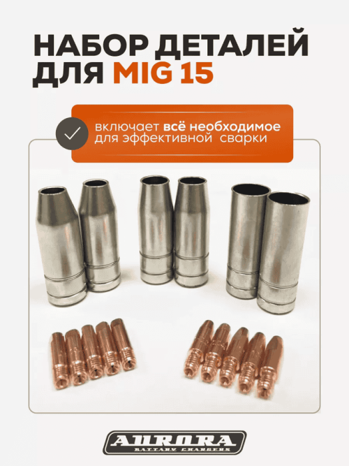 Набор расходных материалов для полуавтомата под горелку MIG15 — изображение 3