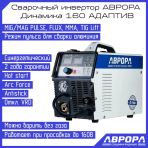Сварочный полуавтомат Аврора Динамика 160 Адаптив — изображение 2