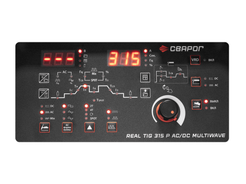 Инвертор Сварог REAL TIG 315 P AC/DC MULTIWAVE (E30301) — изображение 6