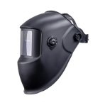 Маска сварщика FoxWeld КОРУНД черная (ф-р АСФ 4/9-13 с внеш. рег.) без коробки