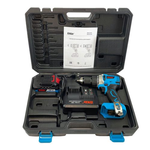 Аккумуляторная дрель-шуруповерт Toua DBLD180-1 (A-SHUR-DBLD180-1) — изображение 6