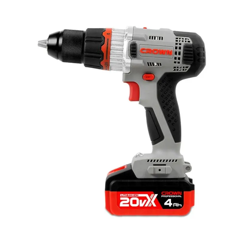 Дрель-шуруповерт аккумуляторная CROWN CT21076HMX-4 BMC — изображение 4