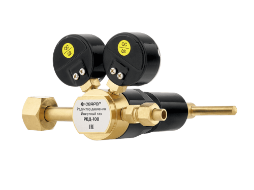 Редуктор давления Инертный газ РВД-100 Сварог, манометры с поверкой — изображение 2