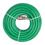 Шланг воздушный Aurora NBR 8x14мм, 15м с быстросъёмами (зелёный) — изображение 2