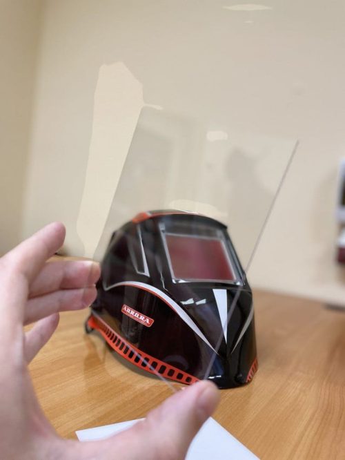 Стекло защитное для сварочной маски Sun-9 - 133х114 мм (10шт.) — изображение 5