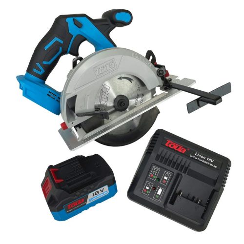 Циркулярная пила TOUA DBLС180-A-1 аккумуляторная 18v (1АКБ+ЗУ) — изображение 4