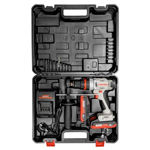 Дрель-шуруповерт аккумуляторная ударная CROWN CT21075HMX-2 BMC — изображение 7