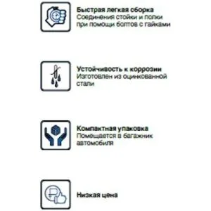 Стеллаж ES 150KD/75Х30/4 — изображение 3