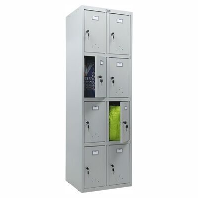 Шкаф металлический для сумок Практик LS-24