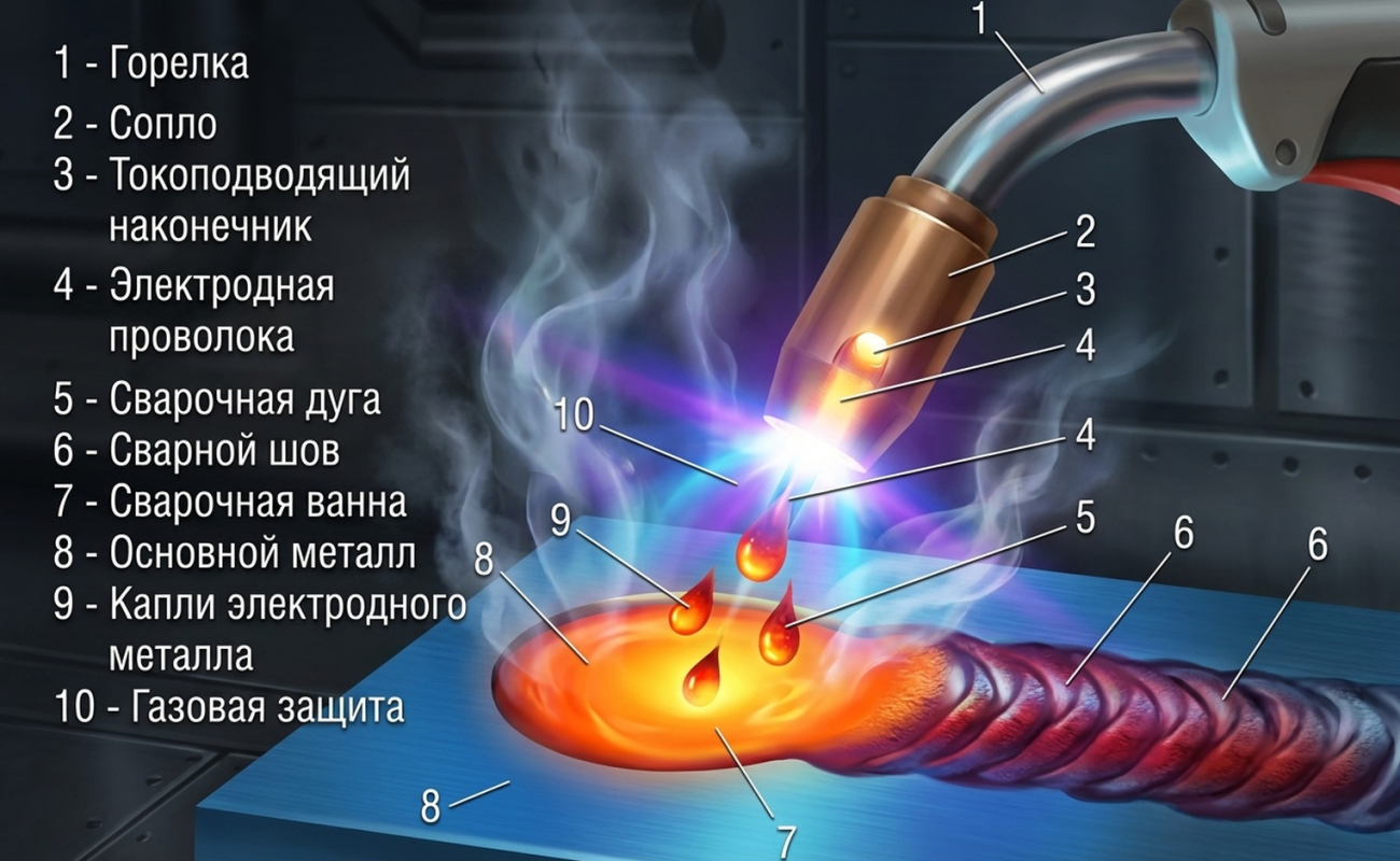 Как работает сварочный полуавтомат: просто о сложном устройстве и преимуществах MIG/MAG