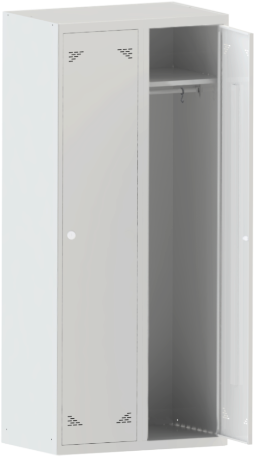 Шкаф металлический сварной для одежды ШО2/800
