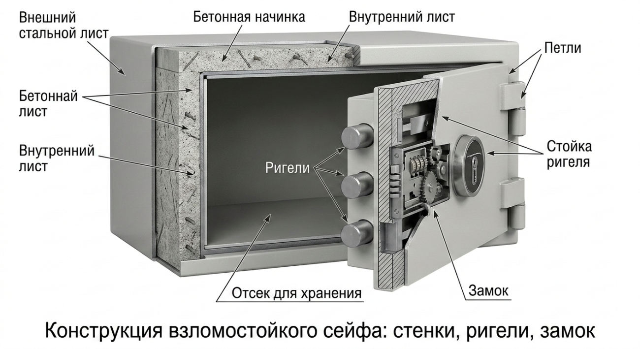Виды сейфов: полный обзор типов, классов защиты и советы по выбору